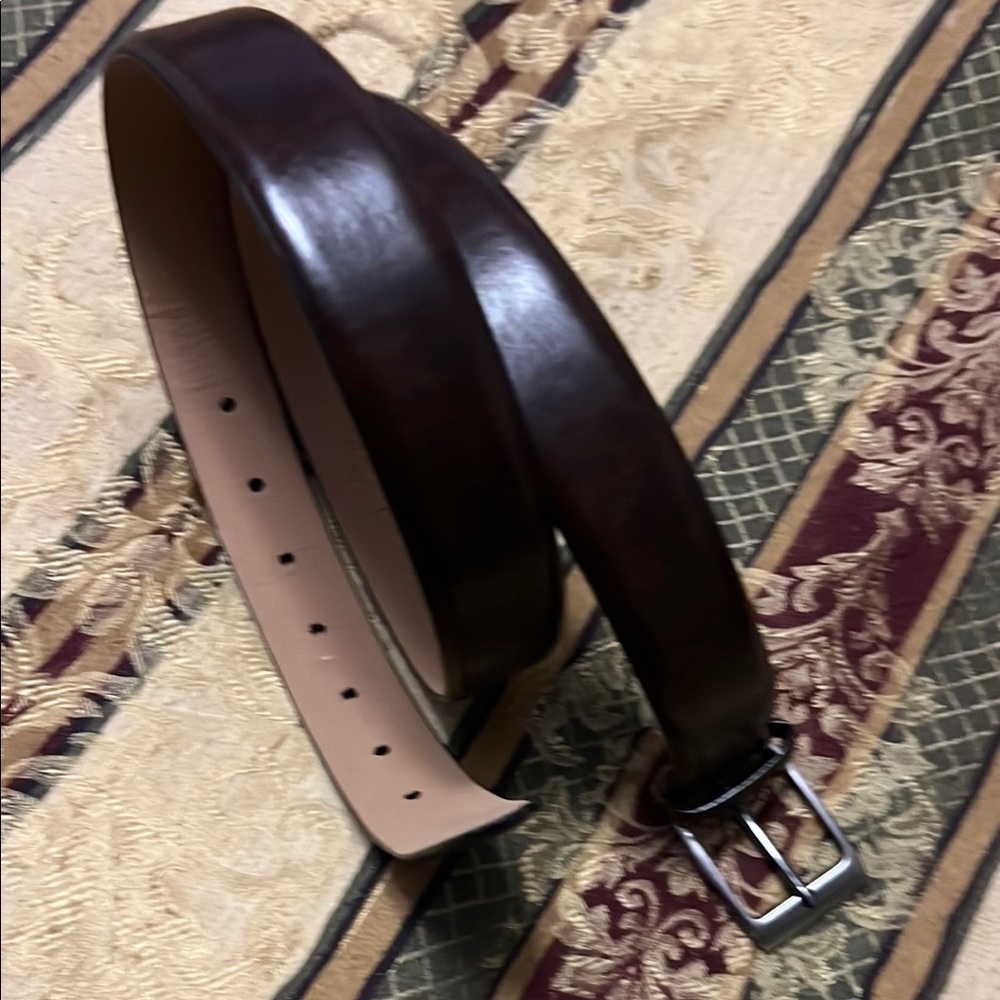 🔥Men's Brown marble Leather Belt sz 38-40